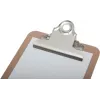 Portapapeles MAUL MAULbill, tablero de fibra dura, 115 x 265 mm, pinza metálica, capacidad 15 mm, esquinas redondeadas, marrón 2391770