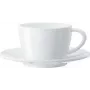 Set de tazas para capuchino JURA, 2 tazas de porcelana y platillos, 180 ml, blanco 66501