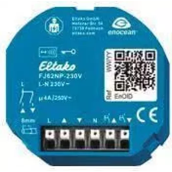 Actuador inalámbrico para persianas venecianas y enrollables Eltako FJ62NP-230V 4A/250V 30200535