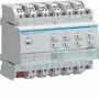 Actuador de persiana enrollable/veneciana de 8 canales Hager TYAS628C KNX 230V