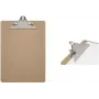 Portapapeles MAULclassic A4, tablero de fibra dura, pinza metálica, marrón 2392570