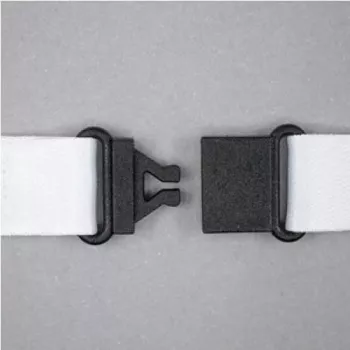Portacarnés Avery 4842W con clip metálico, vertical, PET, pack de 10