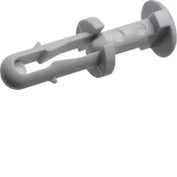 Remache de expansión Hager L5067, taladro de 6 mm, grosor de agarre 3-8 mm, libre de halógenos, gris
