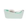 Dispensador de sobremesa 3M Scotch C18 verde menta con Magic Tape, 19 mm x 7,5 m, transparente
