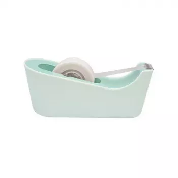 Dispensador de sobremesa 3M Scotch C18 verde menta con Magic Tape, 19 mm x 7,5 m, transparente