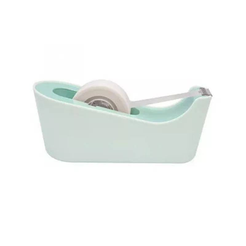 Dispensador de sobremesa 3M Scotch C18 verde menta con Magic Tape, 19 mm x 7,5 m, transparente