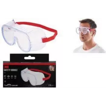 Gafas de seguridad 3M Classic 4700 Full-Vision, lente de policarbonato transparente, ventilación directa, 1 par 4700-1