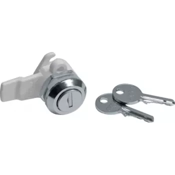Manilla con llave HAGER FZ597 para interruptor seccionador TeSys Vario, Ronis 455, negro