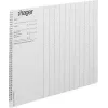 Hojas de rotulación HAGER ZZ90B para módulos Legrand Mosaic, A4, blanco, pack de 10