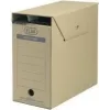 ELBA caja de archivo para carpetas colgantes tric System Standard, marrón natural, DIN A4, cartón ondulado, cerrada por todos los lados (83524)