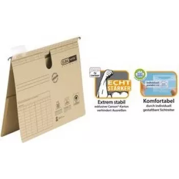 ELBA vertic ULTIMATE carpetas colgantes A4 archivo oficial chamois pack de 50 85442
