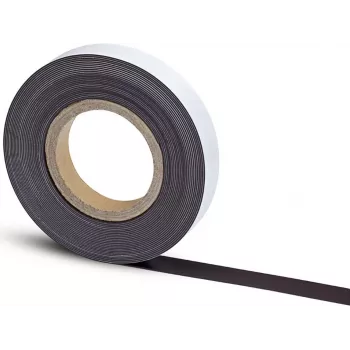 MAUL cinta magnética autoadhesiva 45 mm x 10 m, 1 mm de grosor, recortable, flexible (6156309)