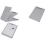 MAUL MAULcase tablilla con compartimento de almacenamiento, DIN A4, aluminio, apertura 8 mm, apertura superior, plata 2354808