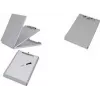 MAUL MAULcase tablilla con compartimento de almacenamiento, DIN A4, aluminio, apertura 8 mm, apertura superior, plata 2354808