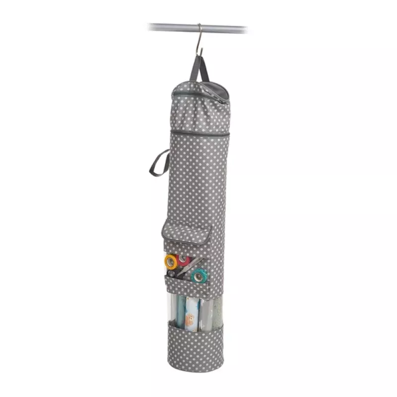 Zeller 14660 organizador de papel de regalo, gris