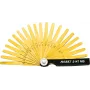 HAZET 2147MS set de galgas de espesores, 20 hojas, 0,05-1,00 mm, DIN 2275