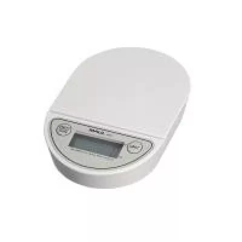 MAULoval báscula de cartas digital 2000g con manejo de un solo botón, plata 1622002