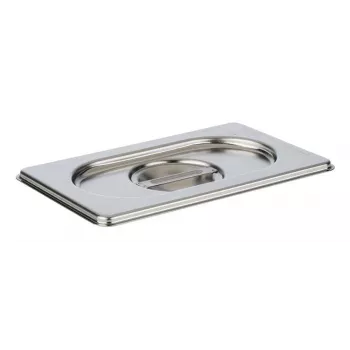 APS tapa GN 1/9 175 x 108 x 25 mm acero inoxidable, sin hueco para cuchara, apta para lavavajillas - 1 ud. (81591)