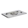 APS tapa GN 1/9 175 x 108 x 25 mm acero inoxidable, sin hueco para cuchara, apta para lavavajillas - 1 ud. (81591)