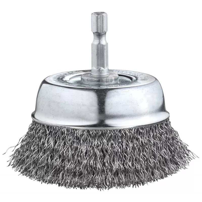 kwb cepillo de vaso - nudo trenzado - 0,3 mm - 6 mm - 7,5 cm - metal - piedra - metal (606330)