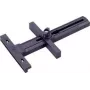 KWB 784400 guía de corte 1400 mm para sierras circulares, aluminio, 2 piezas, antideslizante, sin astillas