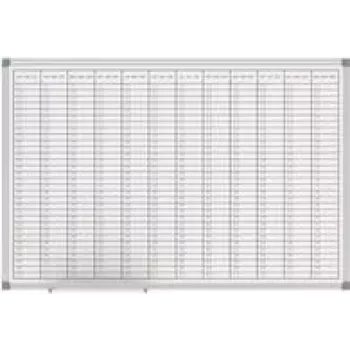 MAUL pizarra blanca planificador anual MAULstandard 60x90cm (6466384)