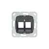 GIRA anillo de soporte 560200 Modular Jack 2 marco de montaje de 2 vías