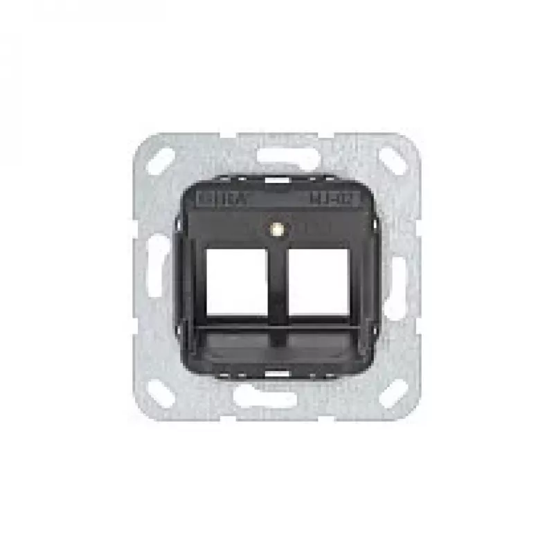 GIRA anillo de soporte 560200 Modular Jack 2 marco de montaje de 2 vías