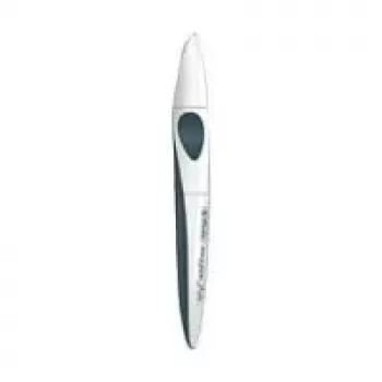 Herlitz my.pen Style pluma estilográfica plumín M negro/blanco 11378809
