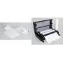 SIGEL TP111 Papel continuo premium térmico, A4, 76 g/m², recubrimiento superior, en blanco, perforación en cruz, con marca de control, 1000 hojas