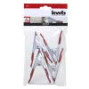 kwb Abrazaderas de apriete, chapa de acero, set de 4 piezas, 100 x 35 mm 927600