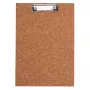MAUL MAULcork Tabla con pinza A4 vertical, tablero de corcho, pinza metálica plana, capacidad 8 mm, natural 2393073