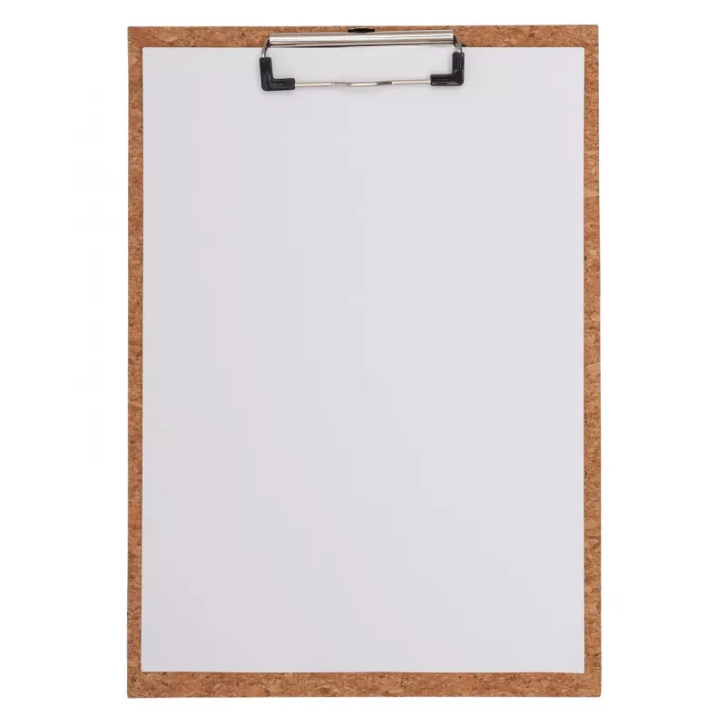 MAUL MAULcork Tabla con pinza A4 vertical, tablero de corcho, pinza metálica plana, capacidad 8 mm, natural 2393073