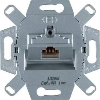 Hager G3139 Toma de datos RJ45 Cat.6 apantallada para canaleta de antepecho