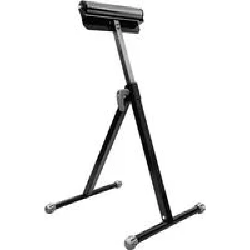 KWB 785910 soporte de rodillos, altura ajustable 670-1000 mm, carga 60 kg, estructura de acero plegable con rodillo galvanizado