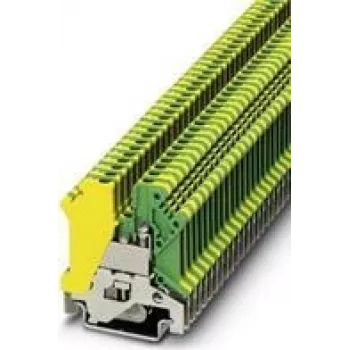 PHOENIX CONTACT USLKG 3 borne de PE, verde-amarillo, conexión por tornillo, 2,5 mm², montaje en carril DIN 441083