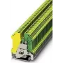 PHOENIX CONTACT USLKG 3 borne de PE, verde-amarillo, conexión por tornillo, 2,5 mm², montaje en carril DIN 441083
