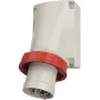 MENNEKES conector macho CEE de aparato 5 polos 125A 400V 6h IP67 en ángulo recto bornes de tornillo rojo