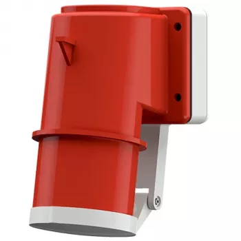 MENNEKES 400 conector macho de aparato de superficie 16A 5 polos 6h 400V IP44 rojo