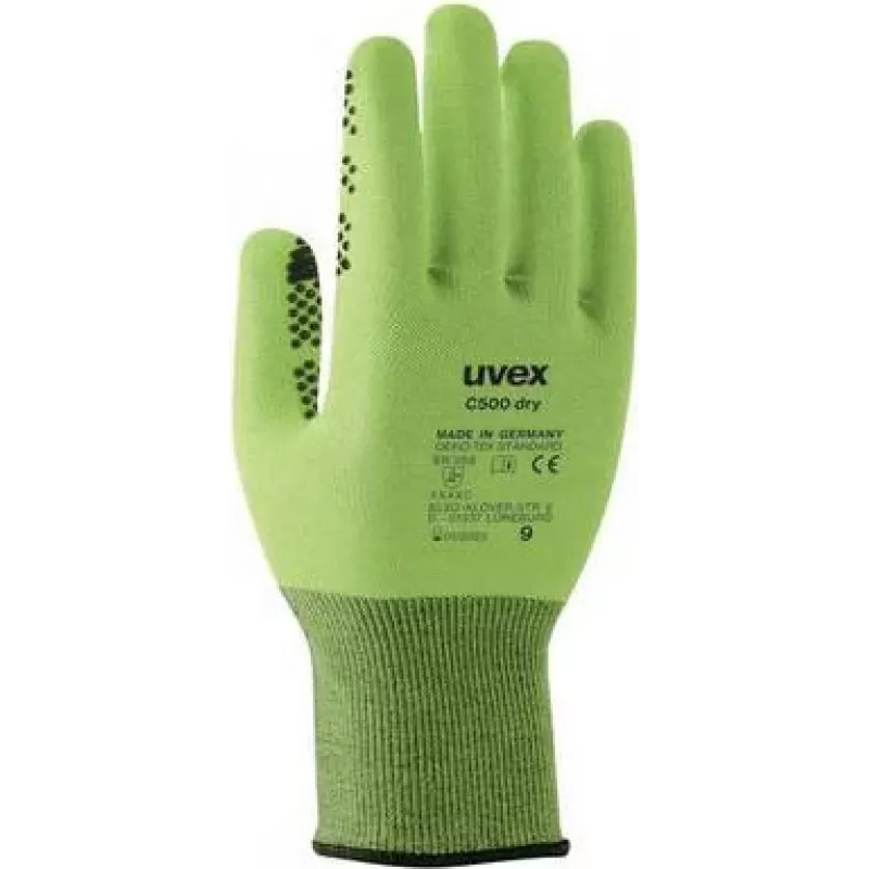 Uvex Handschutz Strick-HS, C500 dry, talla 07 (6049907)