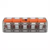 WAGO 221-415 COMPACT regleta de conexión 5 conductores 4 mm², pack de 25