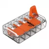 WAGO 221-415 COMPACT regleta de conexión 5 conductores 4 mm², pack de 25