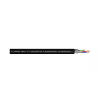 Cordial 15588 cable de red CAT 7a S/FTP, RJ45, 1 m, negro, PUR