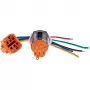 JOY-IT BUTTON22A-M-GR pulsador, verde, 250V AC 3A, IP67 IK10, 25mm