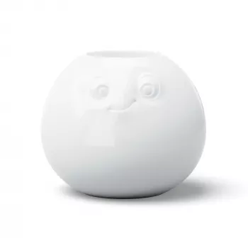 FIFTYEIGHT PRODUCTS jarrón Amüsiert redondo blanco porcelana 200mm