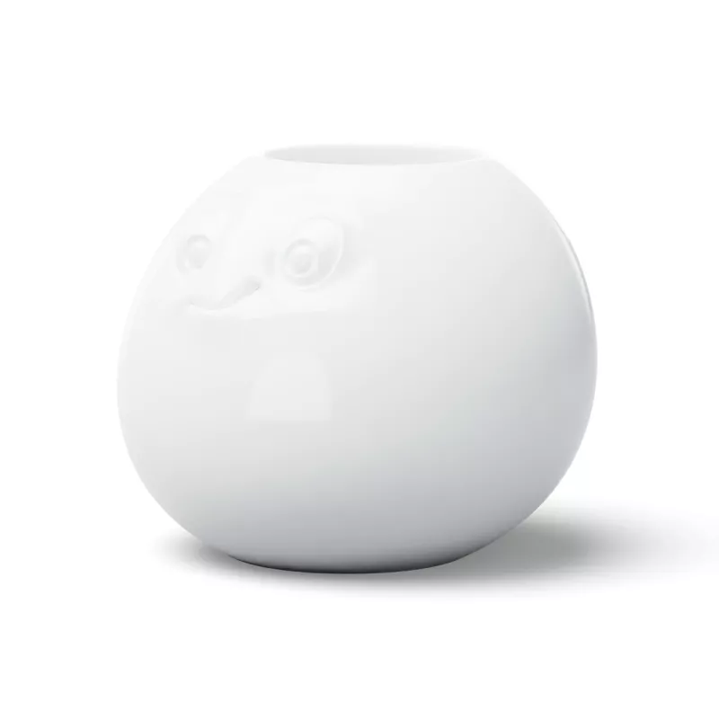 FIFTYEIGHT PRODUCTS jarrón Amüsiert redondo blanco porcelana 200mm