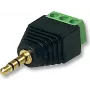 GÜDE 7960 adaptador de conector jack de 3,5mm 3 polos