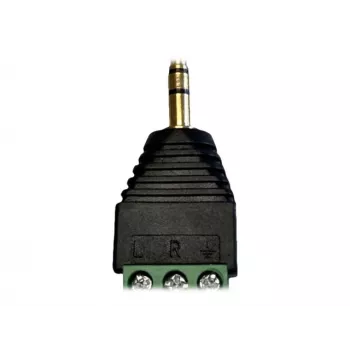 GÜDE 7960 adaptador de conector jack de 3,5mm 3 polos