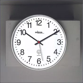 PEWETA reloj de pared radiofónico negro mate plástico 30 cm negro/blanco 51.130.313