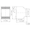 METZ Connect relé de control de fases 230 V AC, 2 contactos conmutados, carril DIN 1102720570